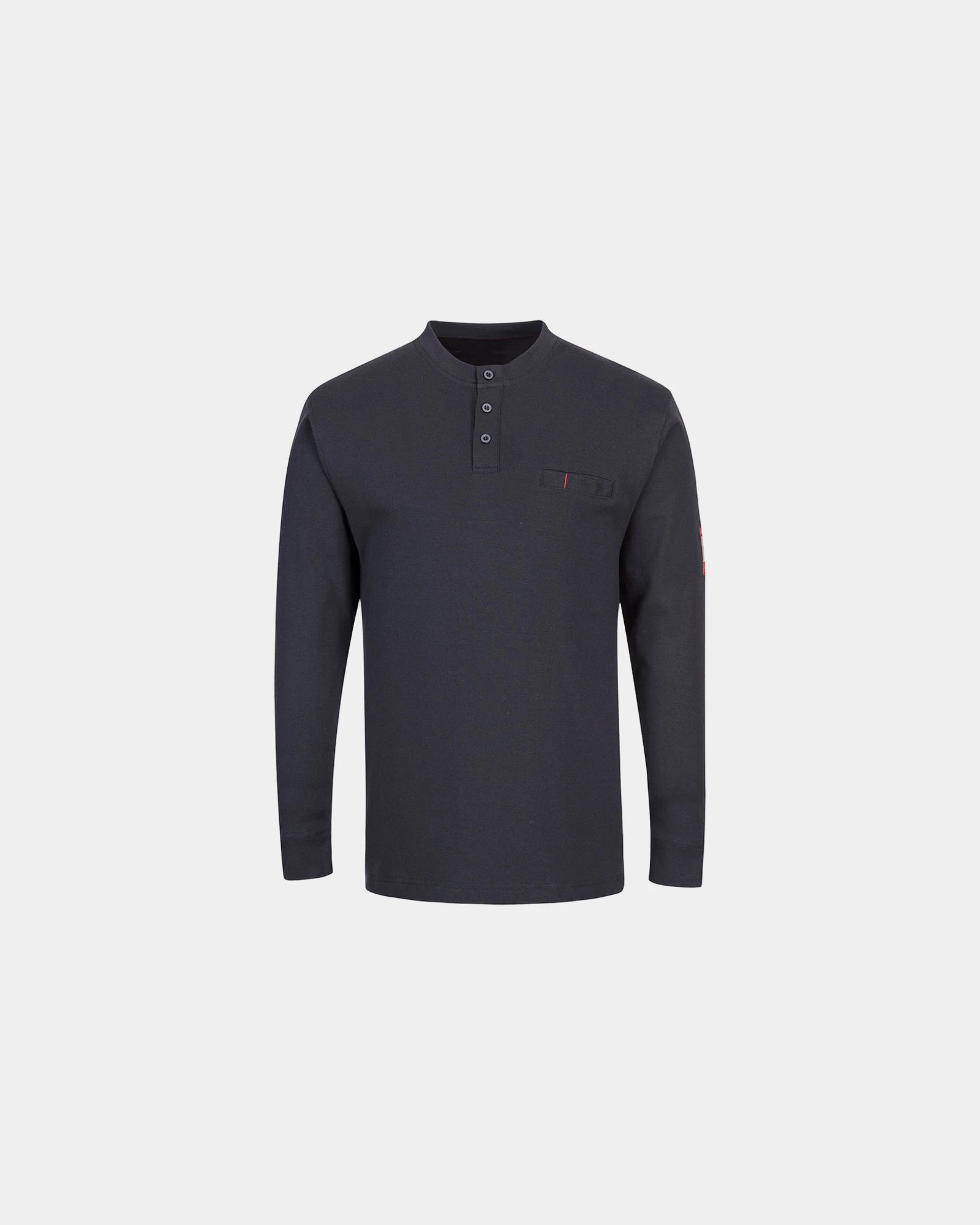 Henley antistatica protettiva da personalizzare - Blu Navy